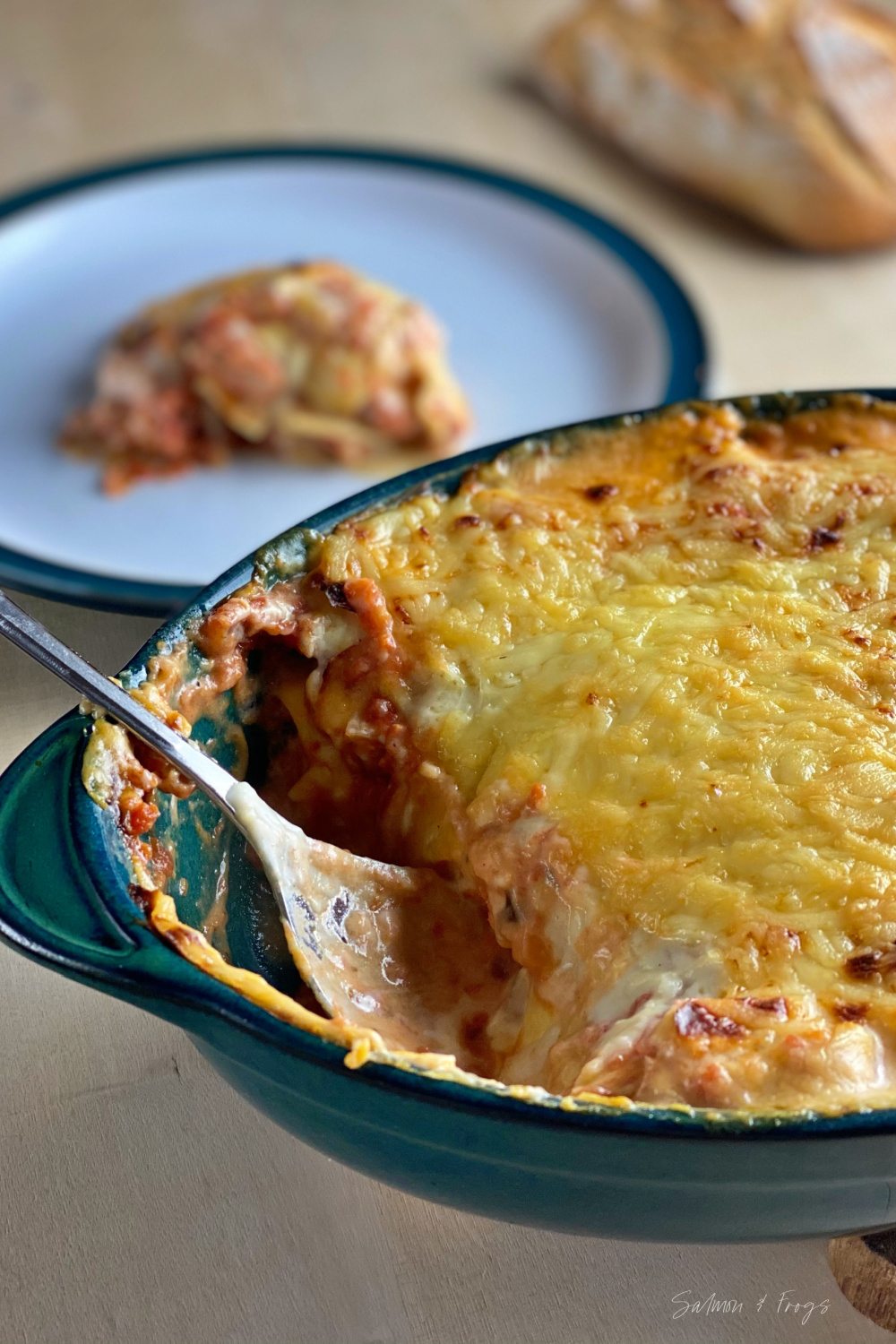 The recipe for a delicious Salmon Lasagna