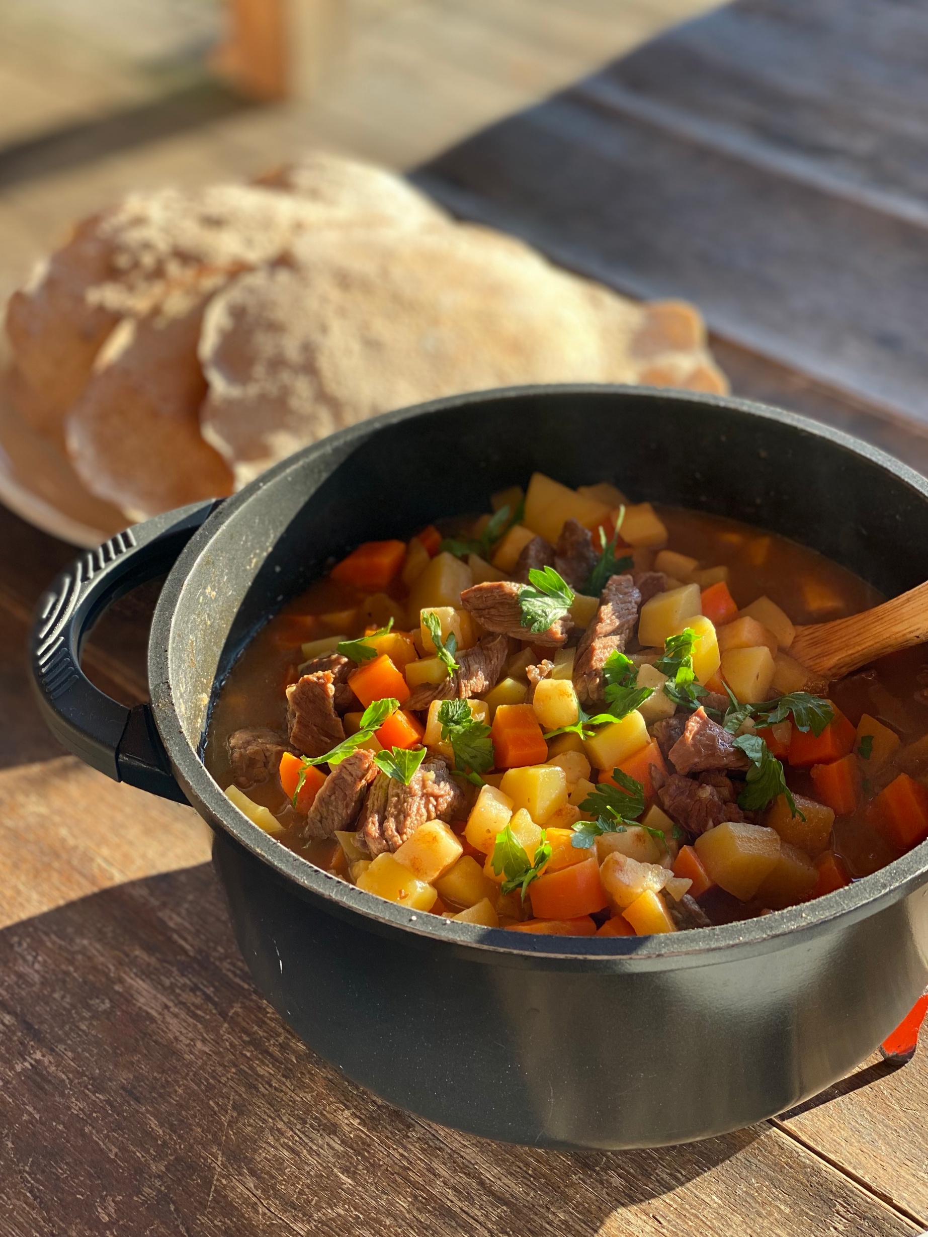 "Lapskaus" or beef and vegetable stew-image